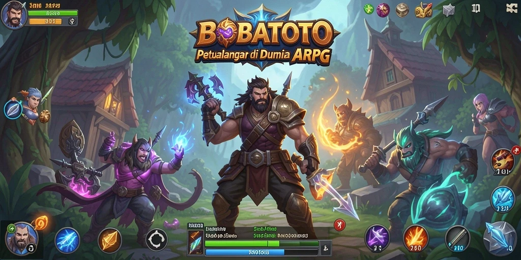 Tampilan gameplay menarik dari BOBATOTO dalam dunia ARPG.