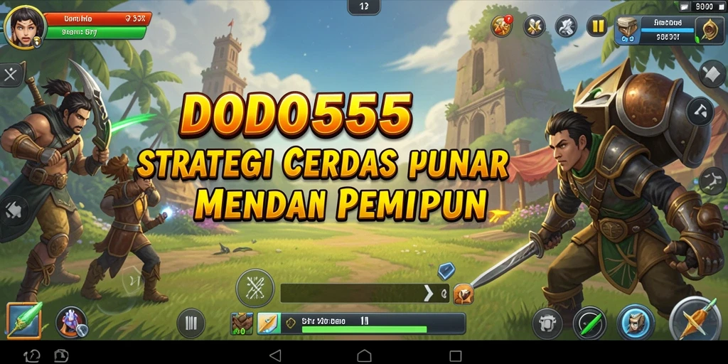 Tampilan gameplay DODO555 yang menampilkan aksi strategi.