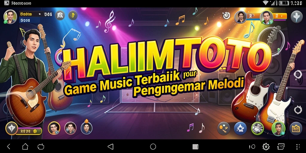Tampilan gameplay menarik di <strong>HALIMTOTO</strong> dengan interaksi musik yang memukau.