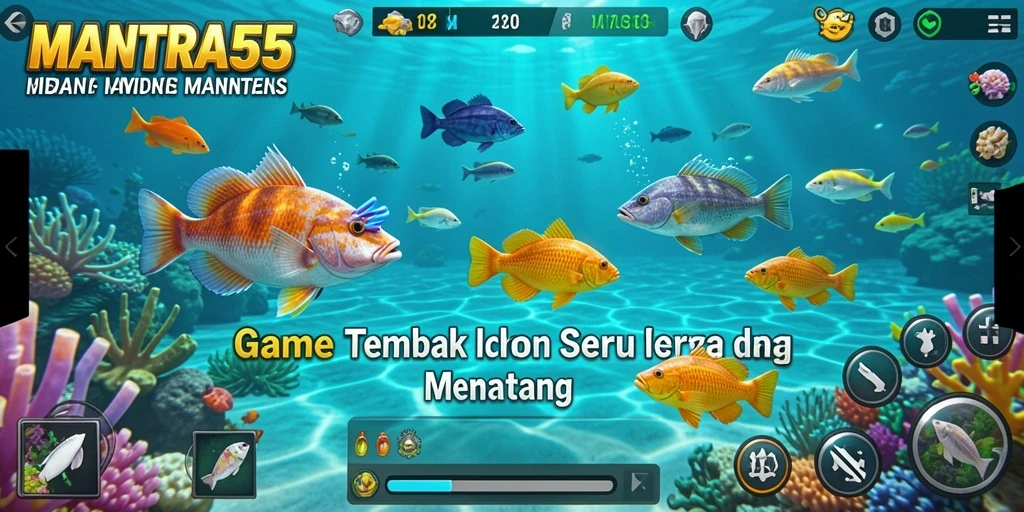 Screenshot gameplay Tembak Ikan yang menampilkan aksi seru.