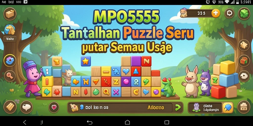 Tampilan gameplay seru dari MPO555 yang menantang logika.