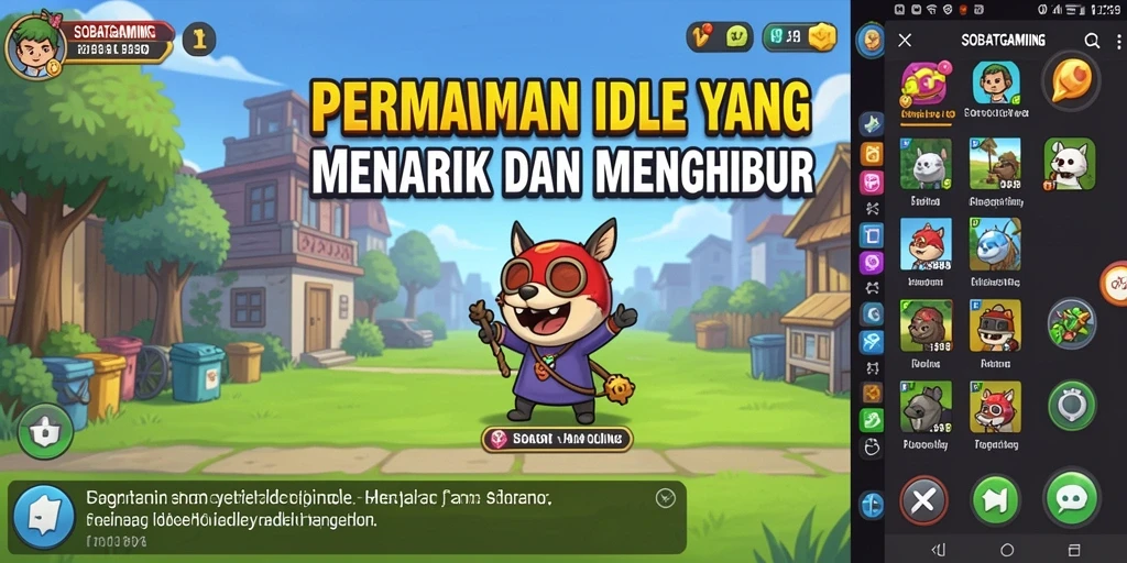 Tampilan gameplay yang santai dan menyenangkan di SOBATGAMING.