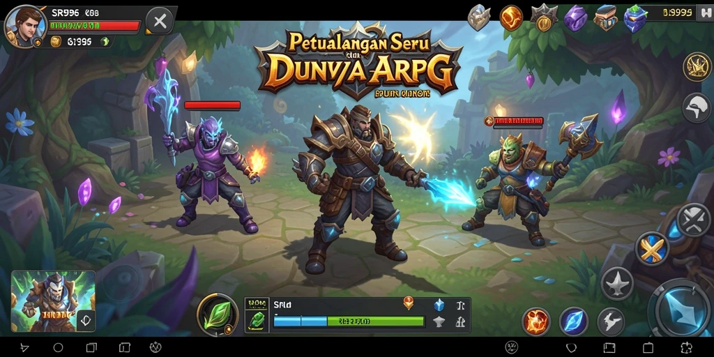 Tampilan screenshot SR996 menampilkan aksi pertempuran mendebarkan dalam dunia ARPG.