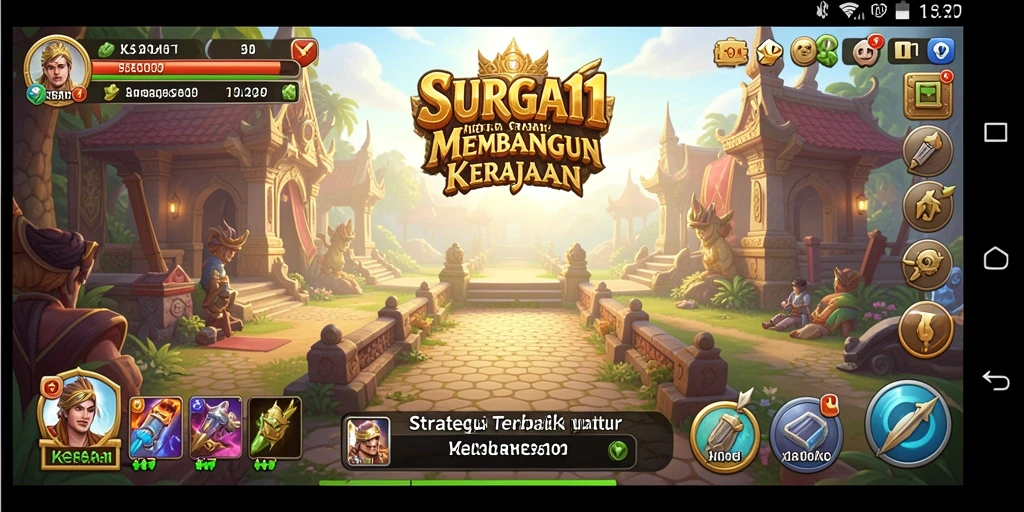 Tampilan gameplay SURGA11 menunjukkan aksi strategi yang mendebarkan.