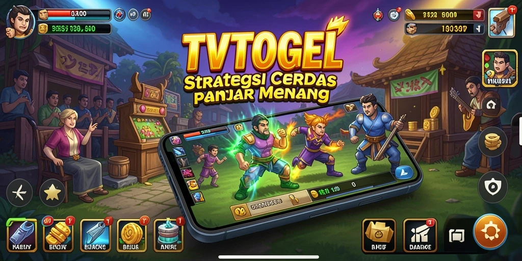 Tangkapan layar gameplay TVTOGEL yang menampilkan strategi cerdas dan pertempuran.